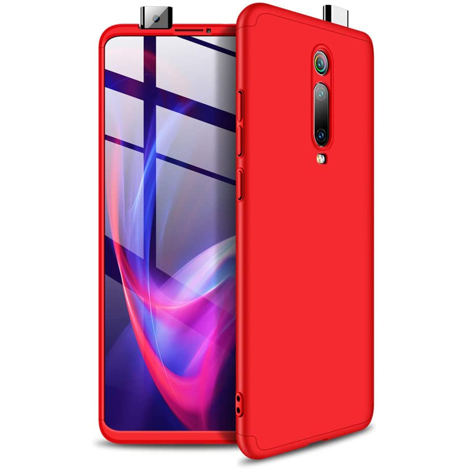 Пластиковая накладка GKK LikGus 360 градусов (opp) для Xiaomi Redmi K20 / K20 Pro / Mi9T / Mi9T Pro (Красный)