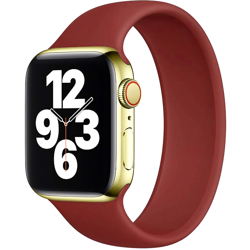 Ремешок Solo Loop для Apple watch 38mm/40mm 156mm (6) (Красный / Dark Red)