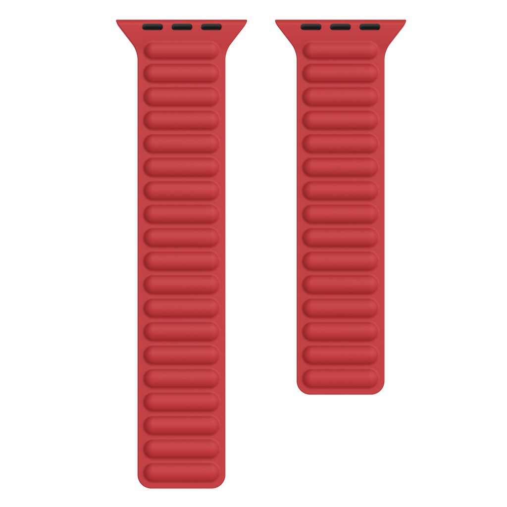 Силиконовый ремешок Ripple для Apple Watch 42/44mm (Красный / Red)