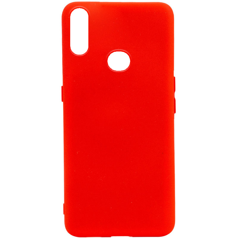 Чехол Silicone Cover Full without Logo (A) для Samsung Galaxy A10s (Красный / Red)