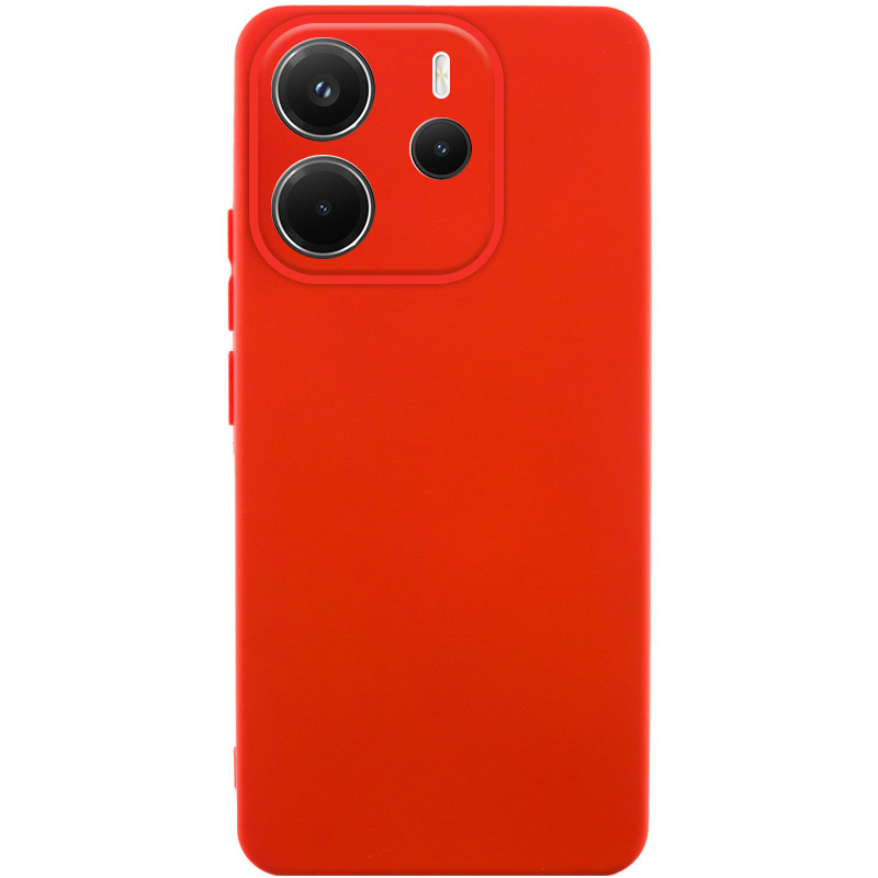 Чехол Silicone Cover Lakshmi Full Camera (AAA) для Xiaomi Redmi Note 14 4G (Europe version) (Красный / Red)