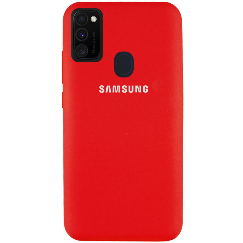 Чехол Silicone Cover Full Protective (AA) для Samsung Galaxy M21 (Красный / Red)