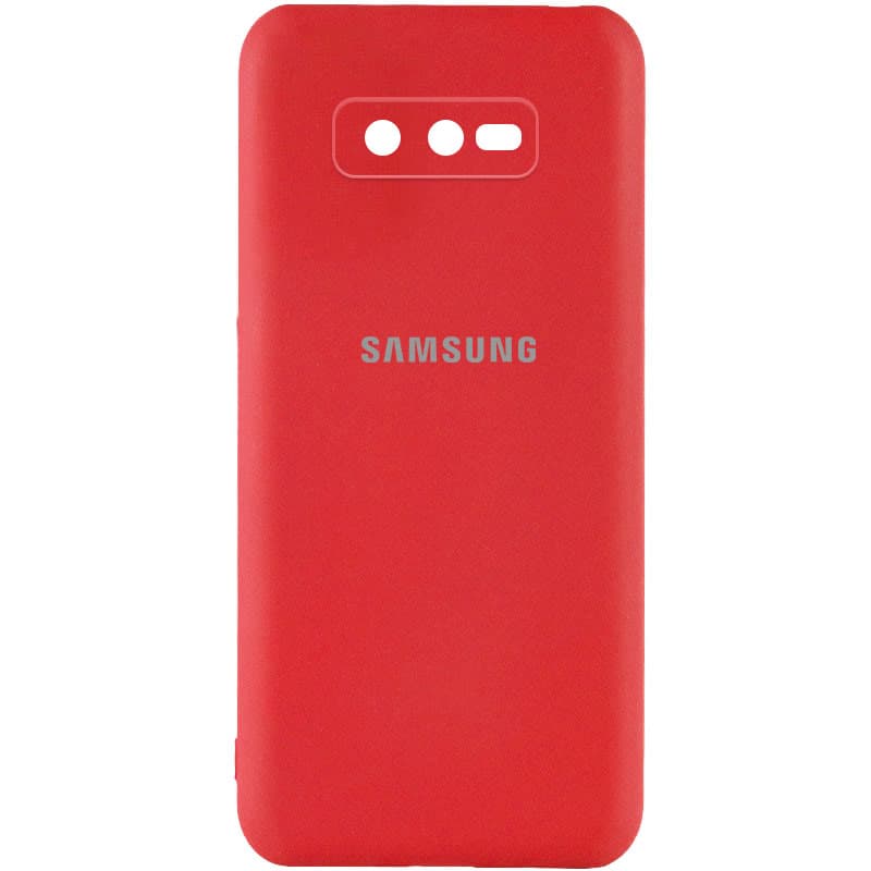 Чехол Silicone Cover My Color Full Camera (A) для Samsung Galaxy S10e (Красный / Red)