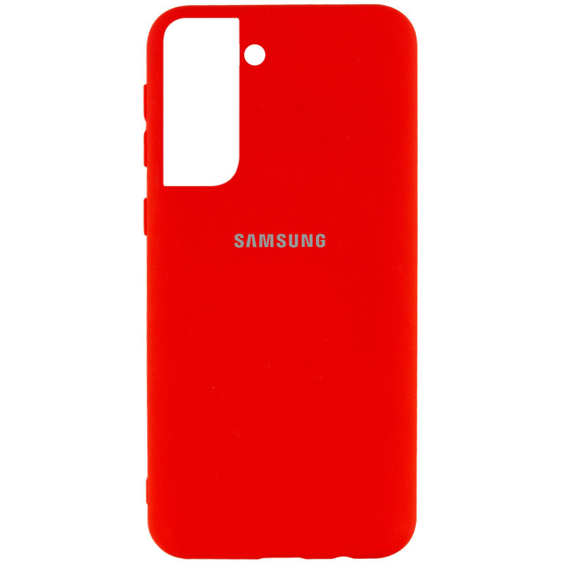 Чехол Silicone Cover My Color Full Protective (A) для Samsung Galaxy S21+ (Красный / Red)