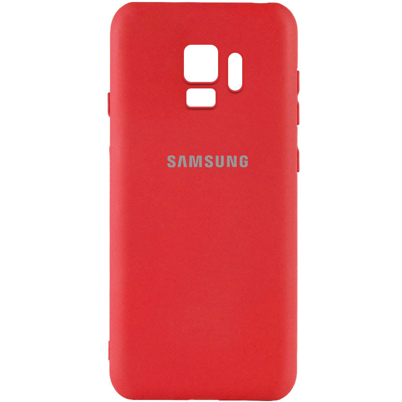 Чехол Silicone Cover My Color Full Camera (A) для Samsung Galaxy S9 (Красный / Red)