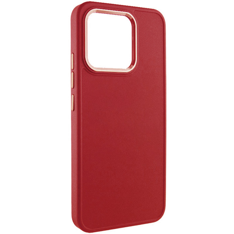 TPU чехол Bonbon Metal Style для Xiaomi Redmi 13C / Poco C65 (Красный / Red)