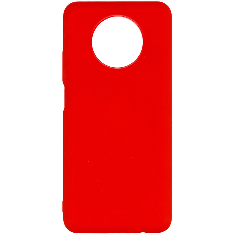 Чехол Silicone Cover Full without Logo (A) для Xiaomi Redmi Note 9T (Красный / Red)