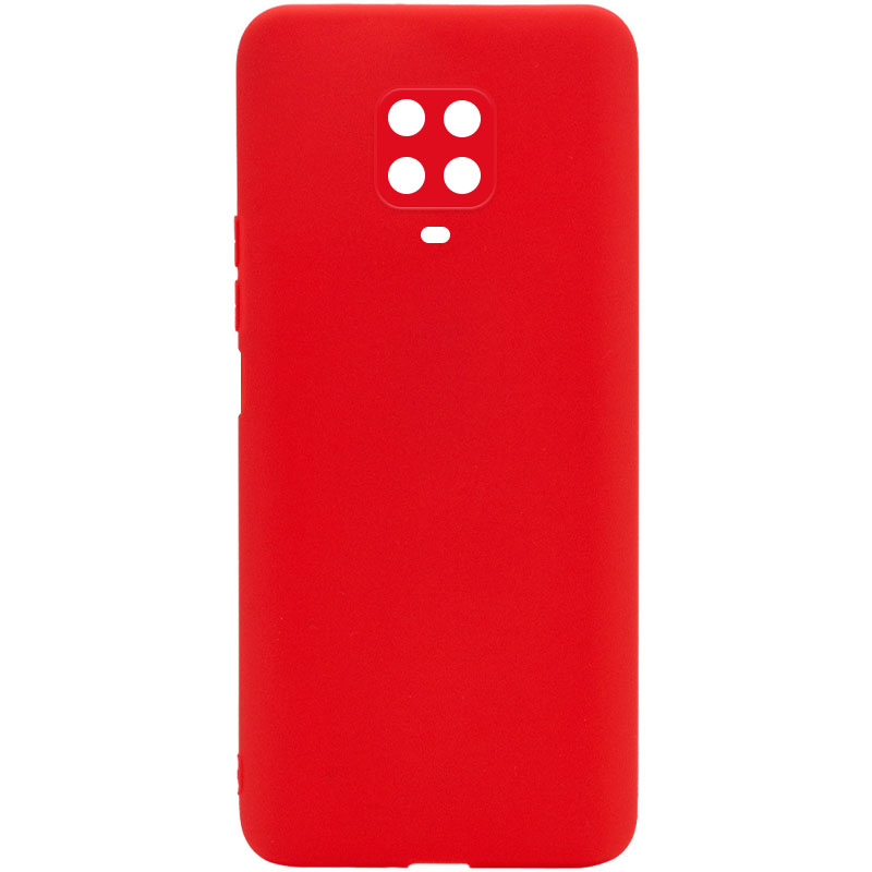 Силіконовий чохол Candy Full Camera для Xiaomi Redmi Note 9 Pro (Червоний / Red)