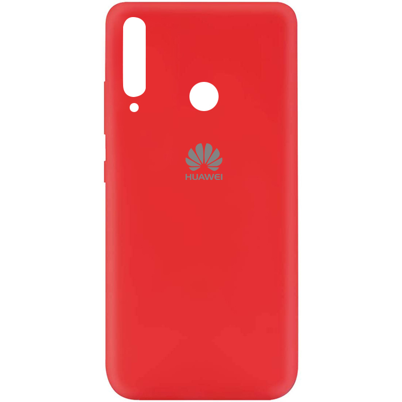 Чехол Silicone Cover My Color Full Protective (A) для Huawei P40 Lite E / Y7p (2020) (Красный / Red)