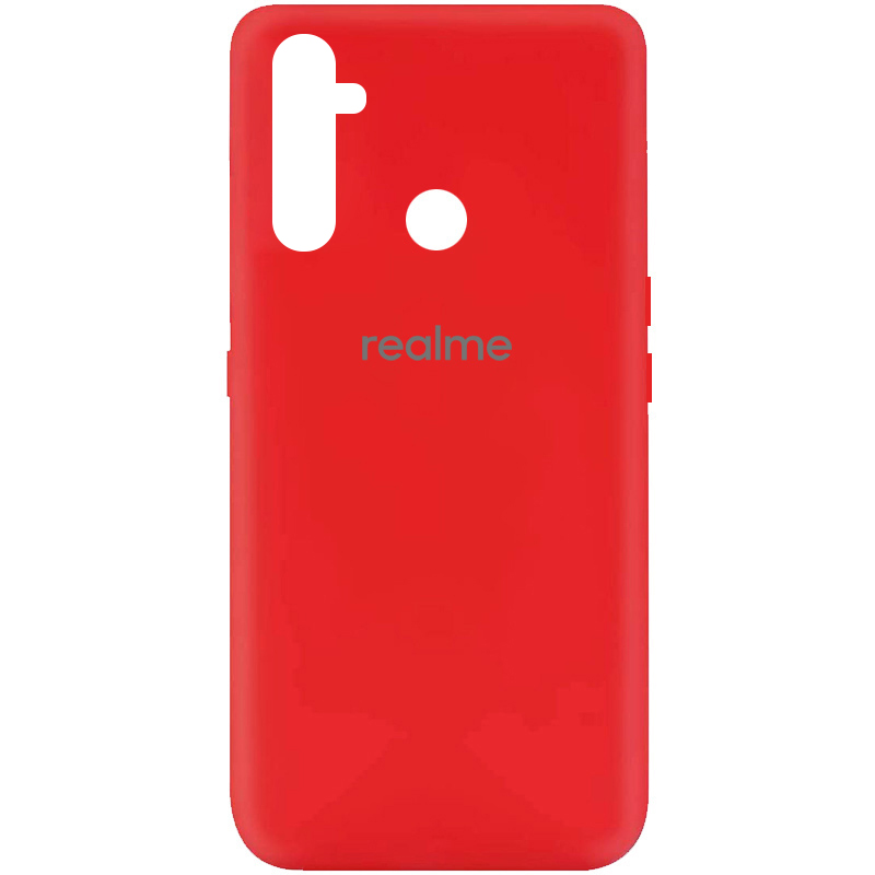 Чехол Silicone Cover My Color Full Protective (A) для Realme C3 / 5i (Красный / Red)