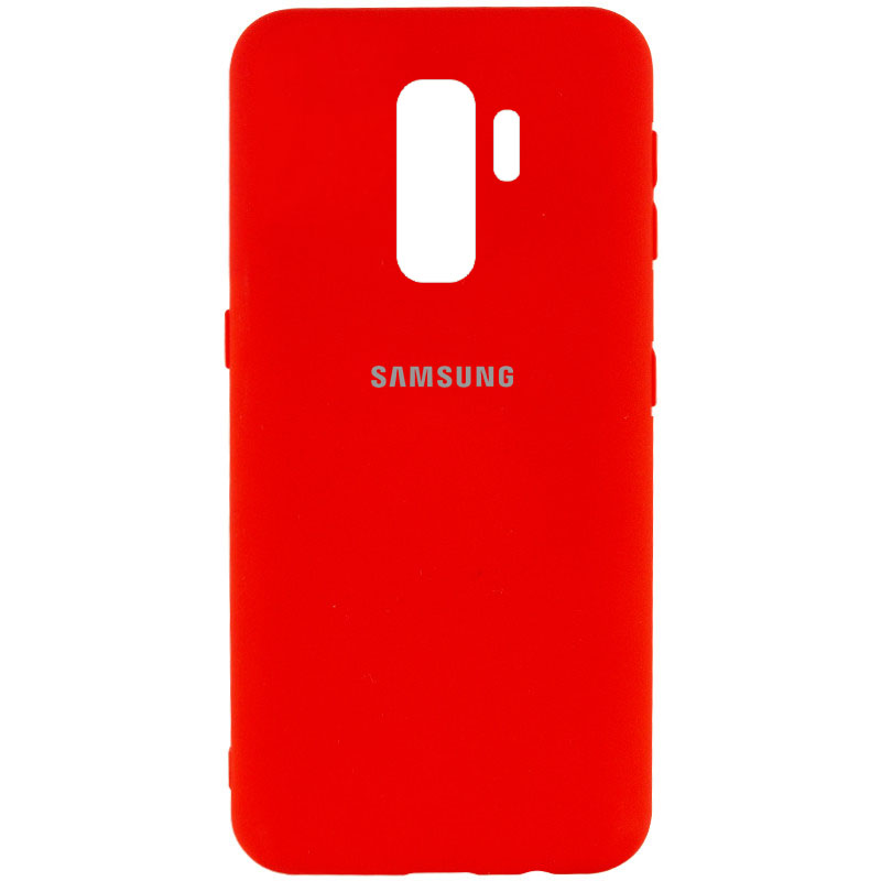 Чехол Silicone Cover My Color Full Protective (A) для Samsung Galaxy S9+ (Красный / Red)
