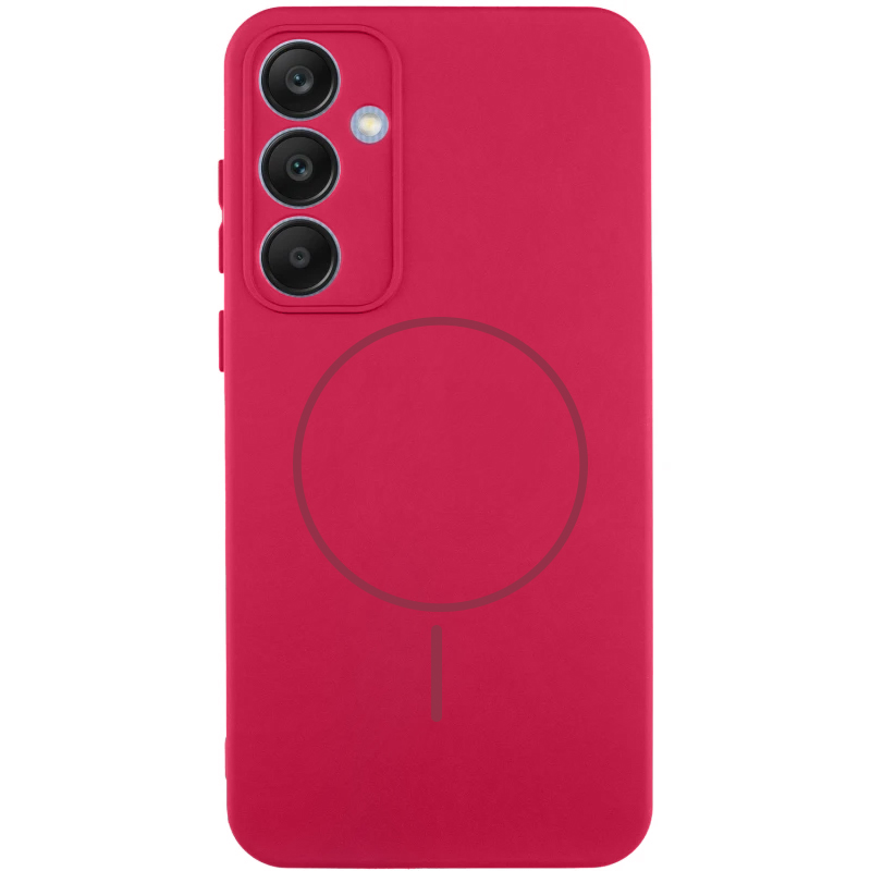 Чохол Silicone Cover Lakshmi Full Camera (AA) with MagFit для Samsung Galaxy S23 FE (Червоний / Rose Red)