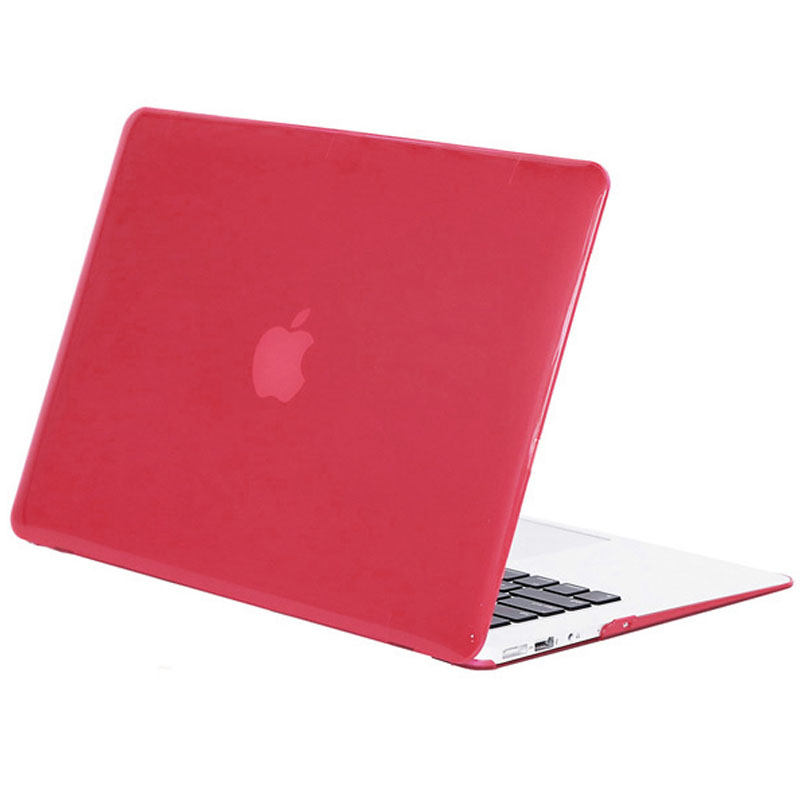 Чехол-накладка Matte Shell для Apple MacBook Pro touch bar 15 (2016/18) (A1707 / A1990) (Красный / Wine red)