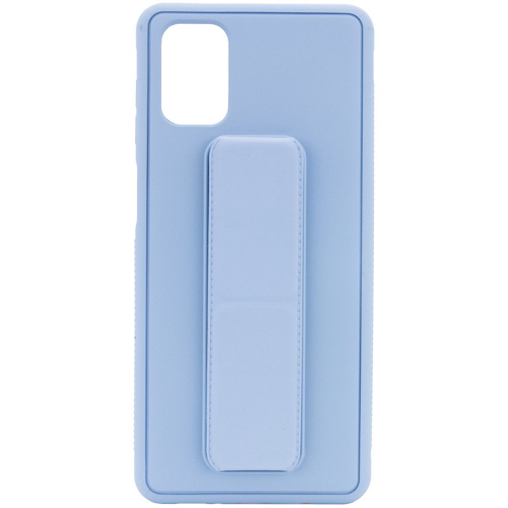 Силиконовый чехол Hand holder для Samsung Galaxy M51 (Light blue)