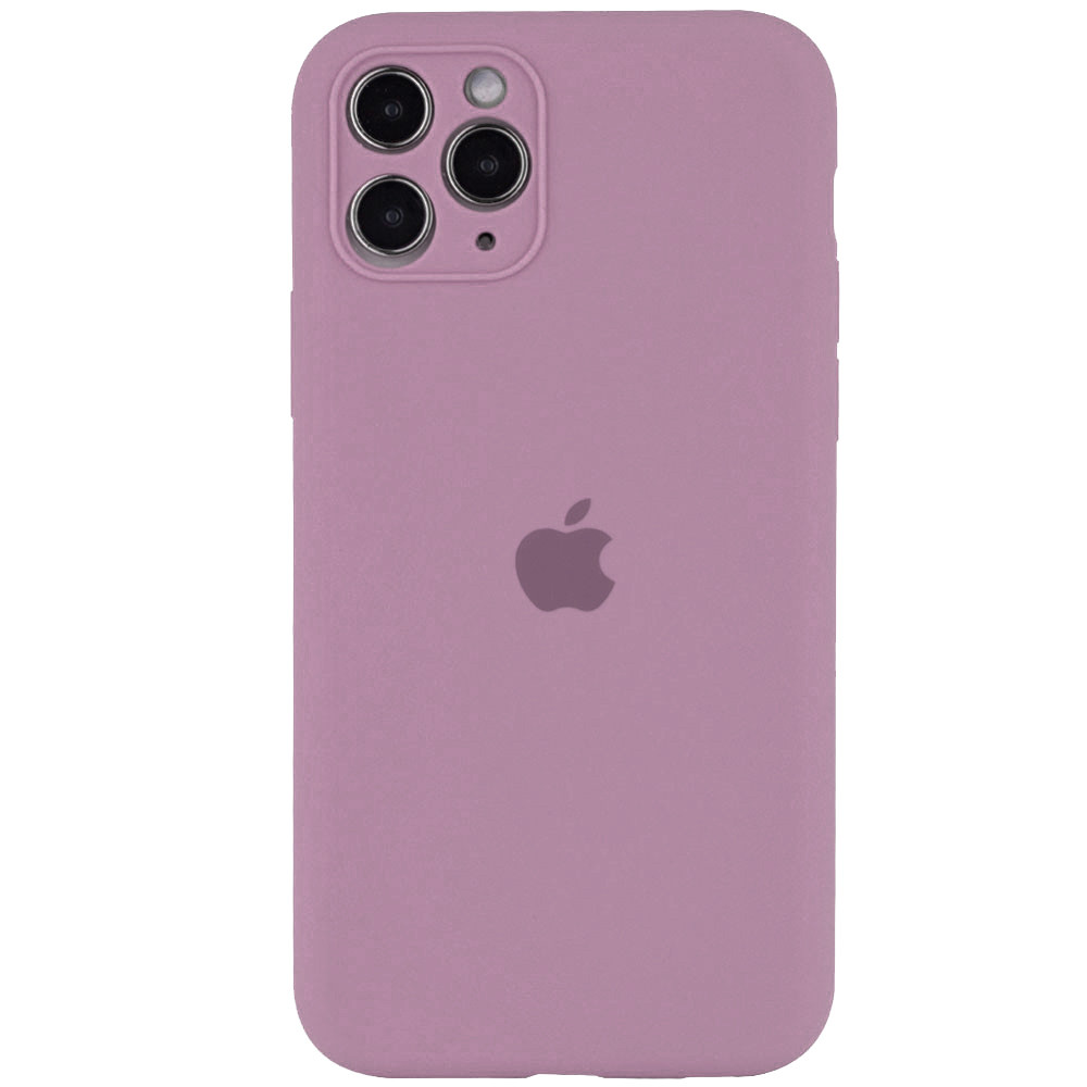 Чехол Silicone Case Full Camera Protective (AA) для Apple iPhone 11 Pro Max (6.5") (Лиловый / Lilac Pride)