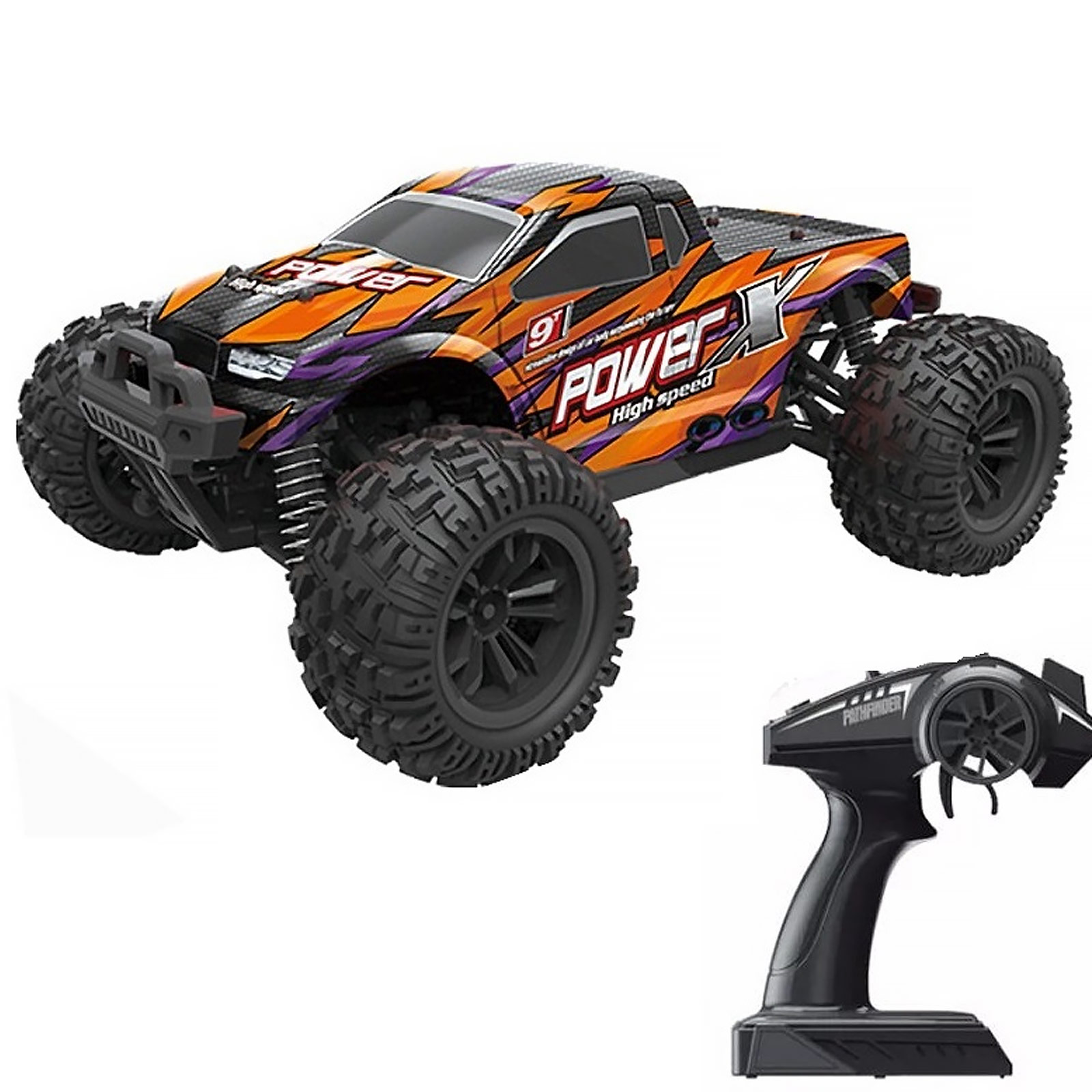 Машинка на радиоуправлении SHT ZWD-007 Mad Racing 2.4G (1:18) (Orange)