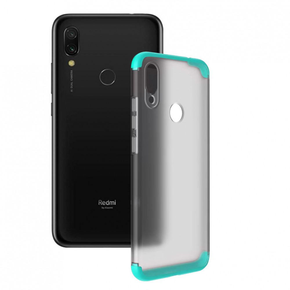 Матовая PC накладка GKK LikGus 360 градусов для Xiaomi Redmi Note 7 Pro (Бирюзовый)