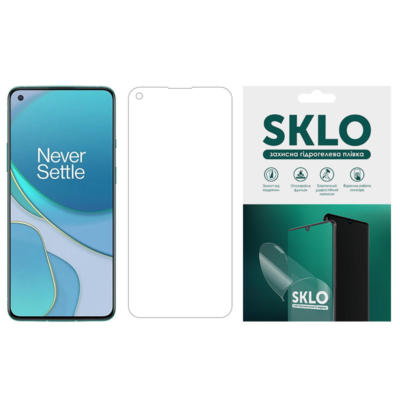 Защитная гидрогелевая пленка SKLO (экран) для OnePlus 6 (Матовый)