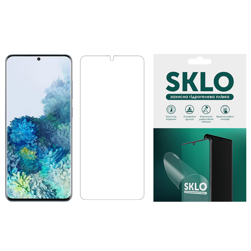 Защитная гидрогелевая пленка SKLO (экран) для Samsung Galaxy Note 10 Lite (A81) (Матовый)