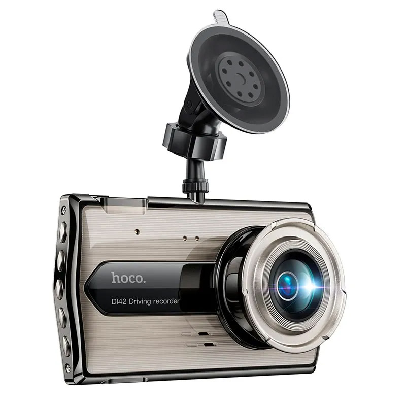 Видеорегистратор Hoco DI42 Digital display (with rear camera) (Metal gray)