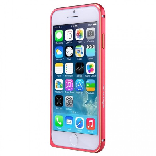 Металлический бампер Nillkin Gothic Series для Apple iPhone 6/6s (4.7") (Красный)