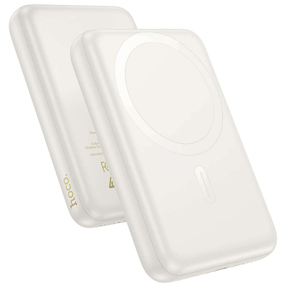 Портативное ЗУ Power Bank Hoco J141 Grace PD20W с БЗУ 10000 mAh (Milky White)