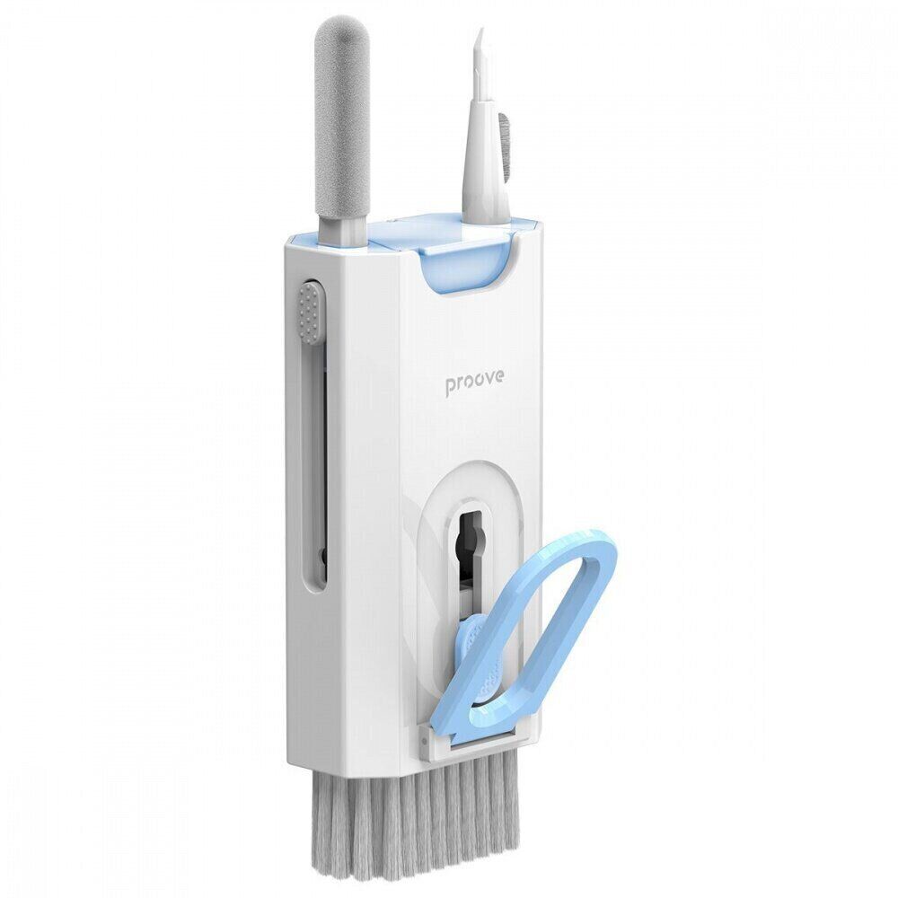 Многофункциональный набор для чистки гаджетов Proove Mr. Cleaner 8in1 (White)