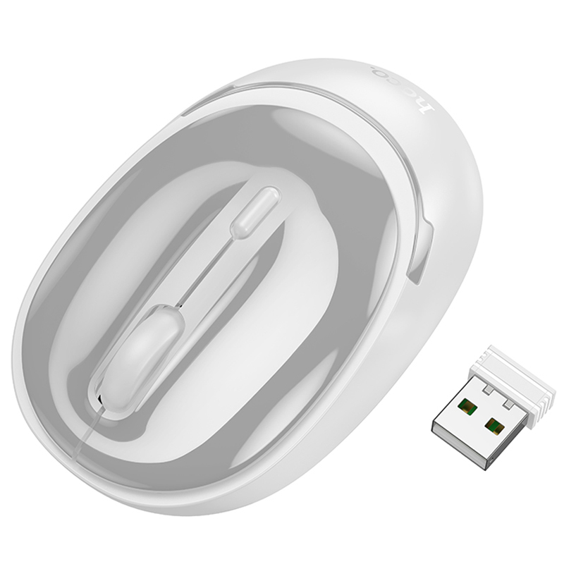 Мышь Hoco GM34 Nuevo dual-mode (Gray white)