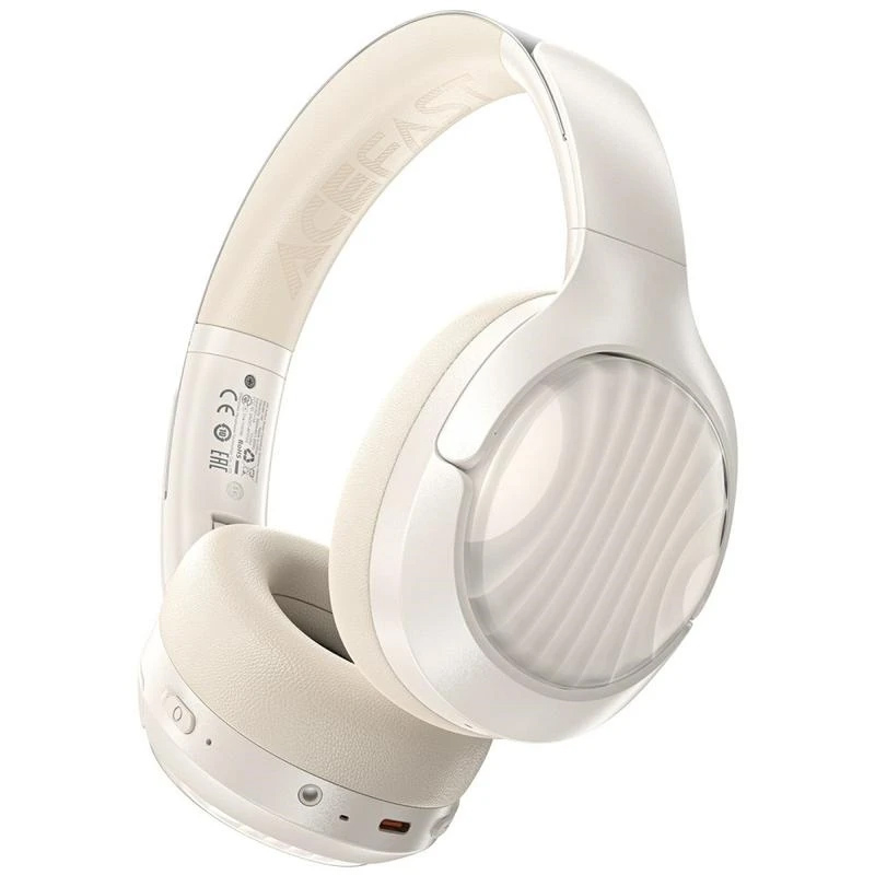 Накладные беспроводные наушники Acefast H5 ANC (Milky White)