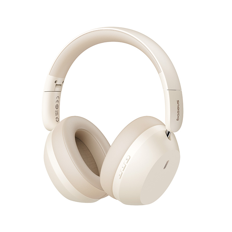 Накладні бездротові навушники Baseus Bass 35 Max (A00070800) (Stellar White)