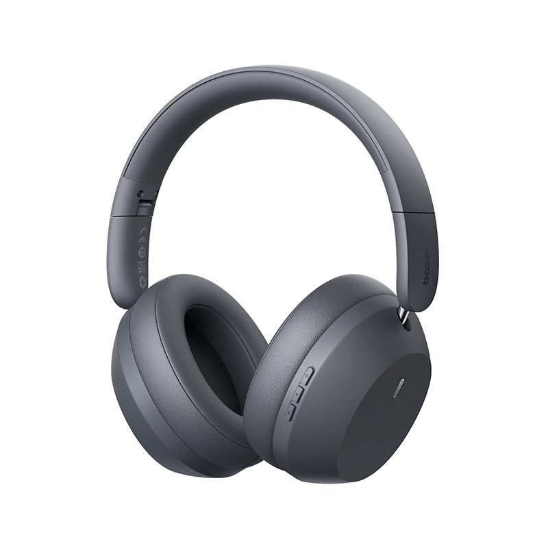 Накладні бездротові навушники Baseus Bass 35 Max (A00070800) (Twilight Grey)