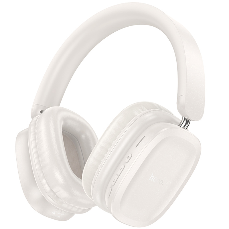 Накладные беспроводные наушники Hoco W51 Delightful (Milky White)