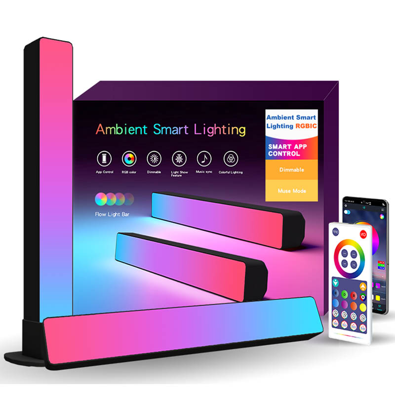 Настольная LED лампа RGB 12V Panel 3 Bluetooth dual pack EU plug with app (Black)