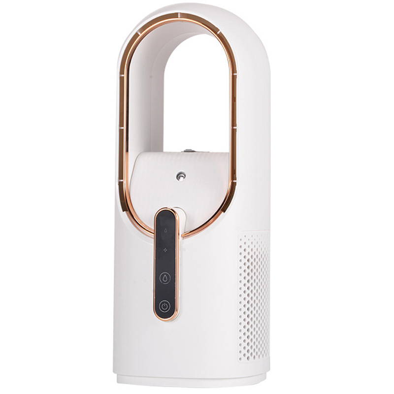 Настольный вентилятор F6 2in1 с увлажнителем воздуха 2200mAh (White)