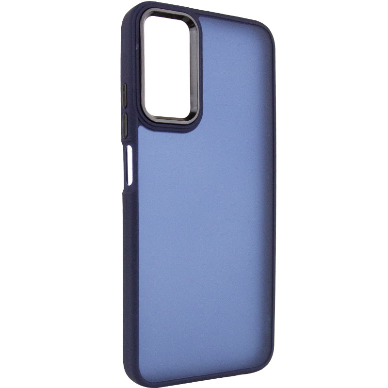 Чехол TPU+PC Lyon Frosted для Motorola Moto G85 (Navy Blue)