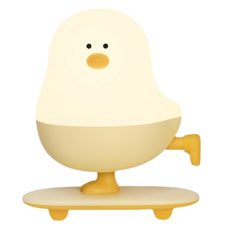 Нічник L63 Chicken on a Skateboard (White / Yellow)