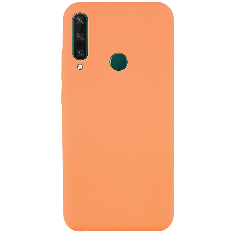 Чехол Silicone Cover Full without Logo (A) для Huawei Y6p (Оранжевый / Papaya)