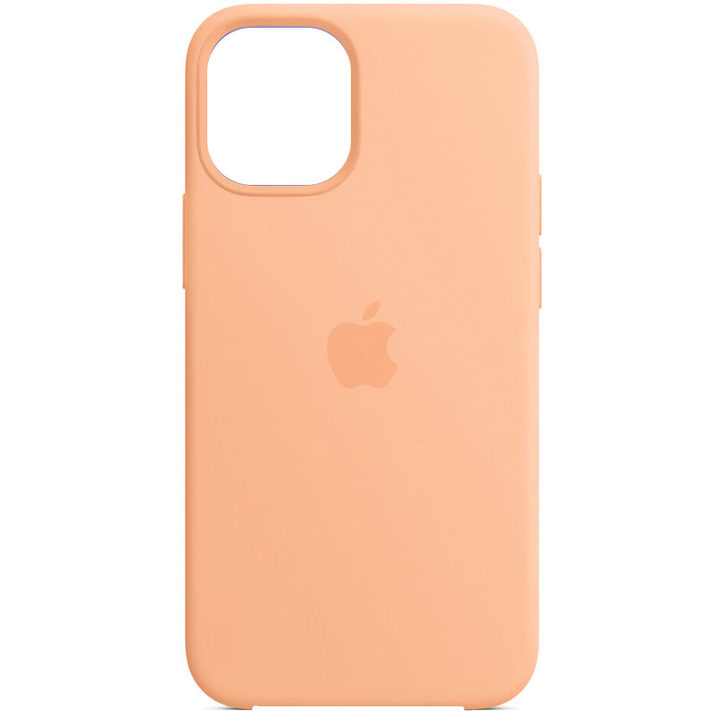 Чохол Silicone Case (AA) для Apple iPhone 12 Pro Max (Помаранчевий / Cantaloupe)