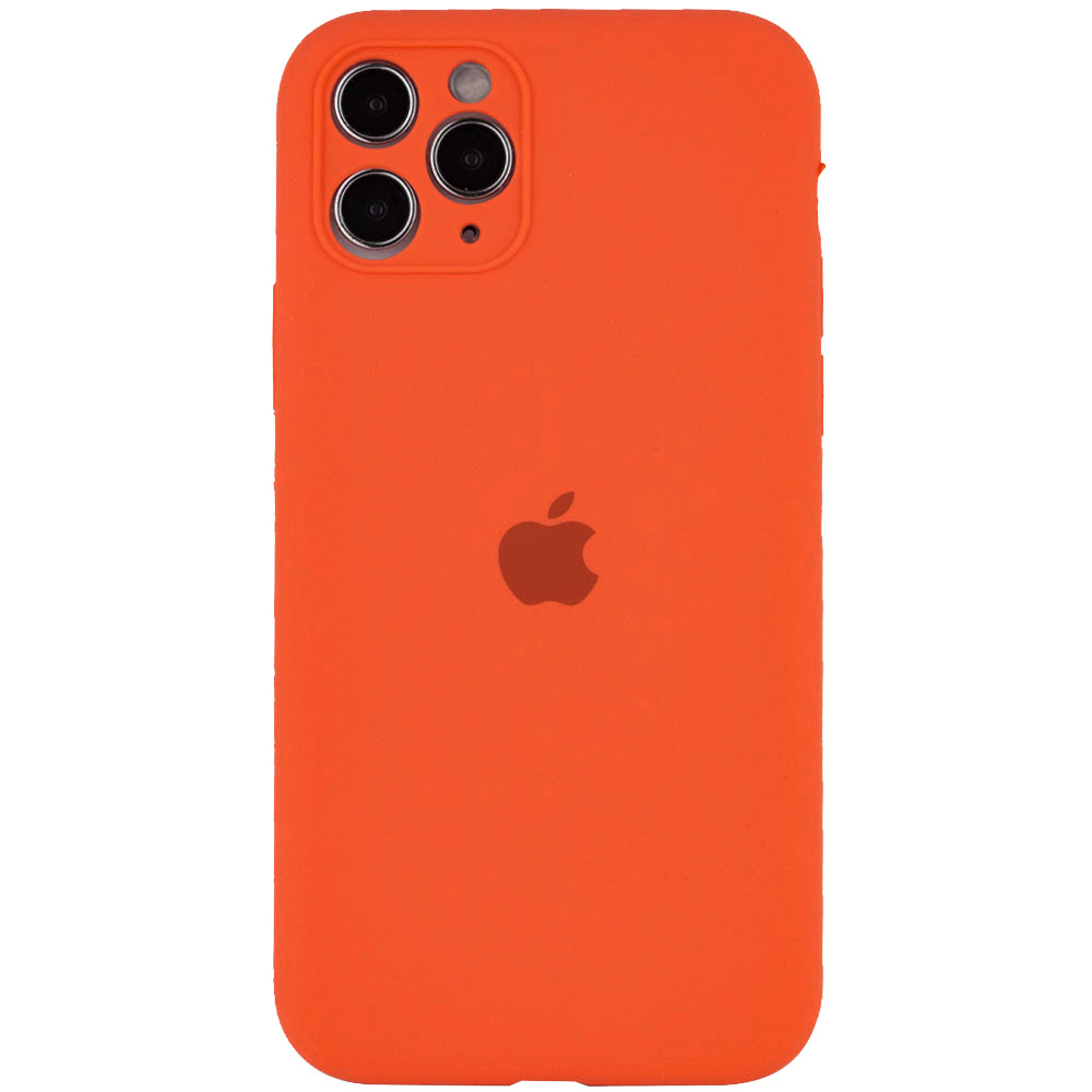 Чохол Silicone Case Full Camera Protective (АА) для Apple iPhone 11 Pro (5.8") (Помаранчевий / Kumquat)