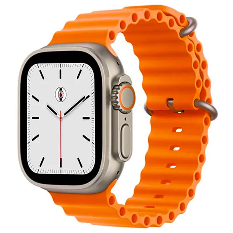 Ремінець Ocean Band для Ремешки для Apple Watch (Помаранчевий / Persimmon)