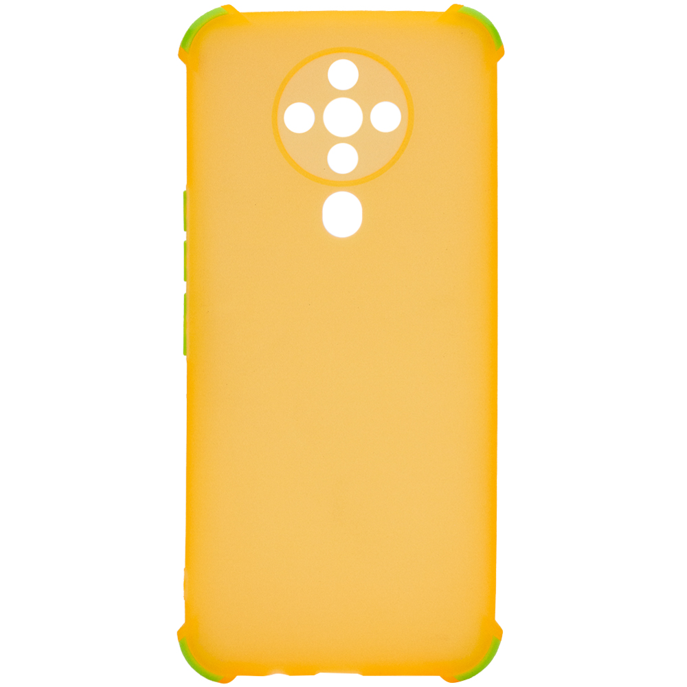 TPU чехол Ease Glossy Buttons Full Camera для TECNO Spark 6 (Оранжевый)