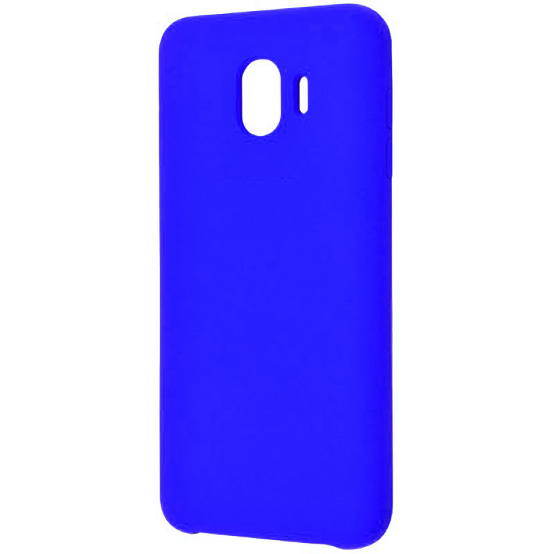 Чехол Silicone Cover without Logo (AA) для Samsung J400F Galaxy J4 (2018) (Синий / Blue)