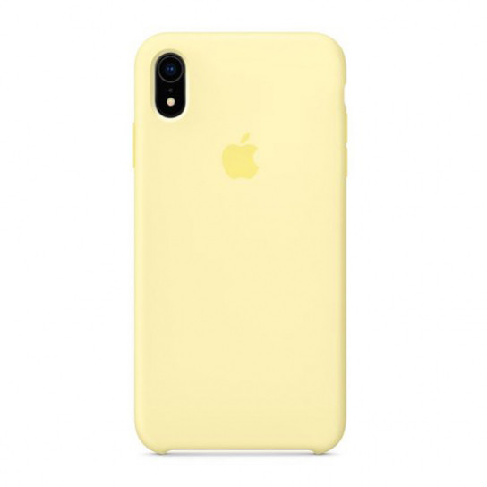 Чохол Silicone case (AAA) для Apple iPhone XR (6.1") (Жовтий / Mellow Yellow)
