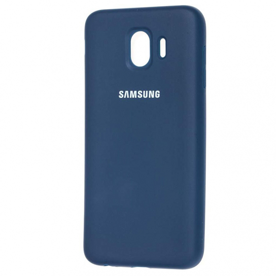 Чехол Silicone Cover (AA) для Samsung J400F Galaxy J4 (2018) (Синий / Blue)