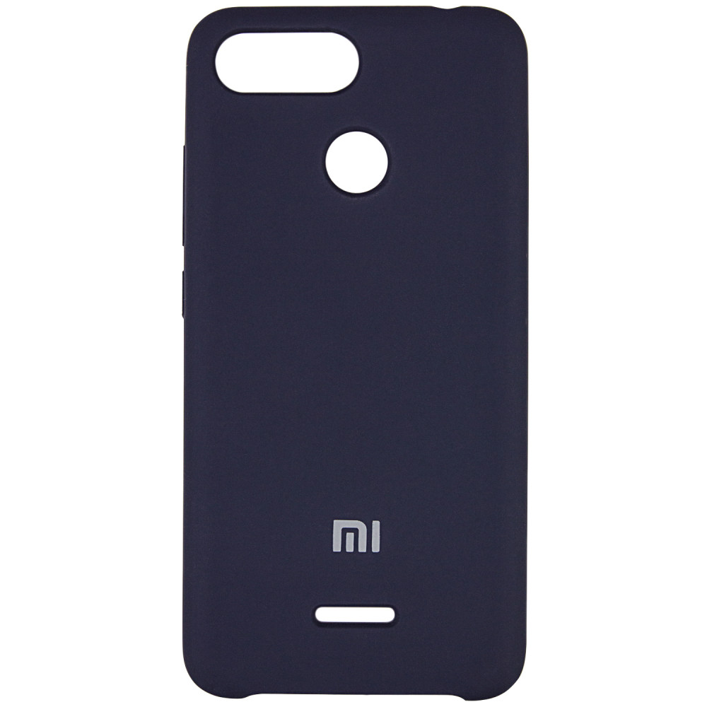 Чохол Silicone Cover (AA) для Xiaomi Redmi 6 (Синій / Midnight Blue)