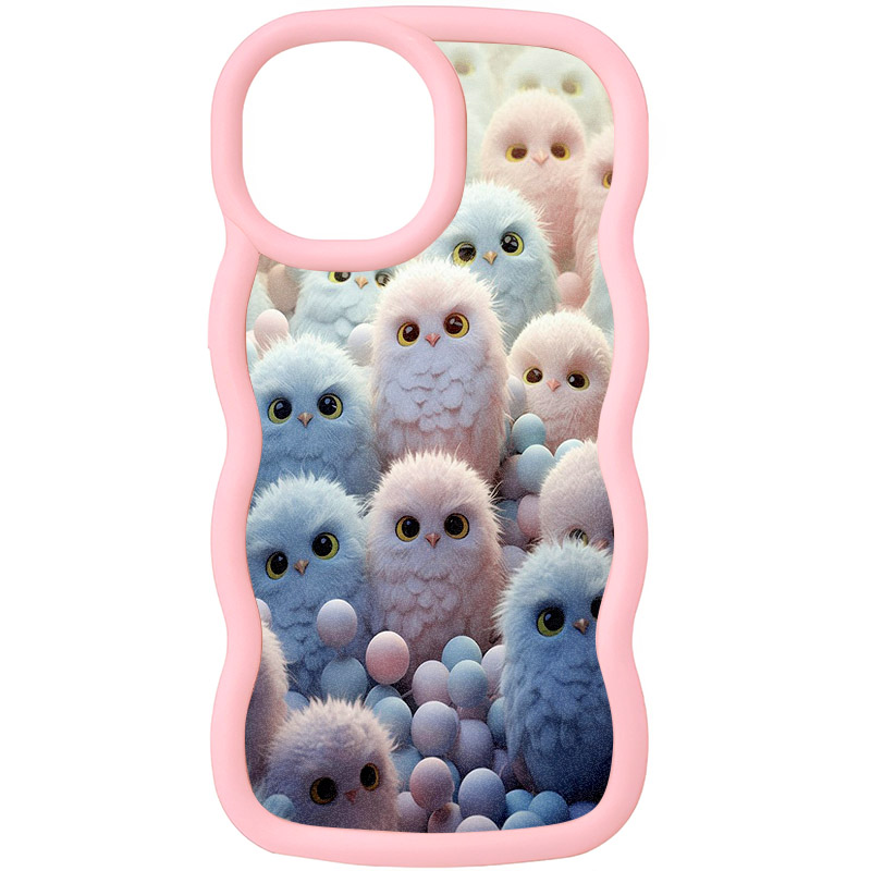 Чехол TPU Cloudy Pictures для Apple iPhone 14 Pro (6.1") (Owls)