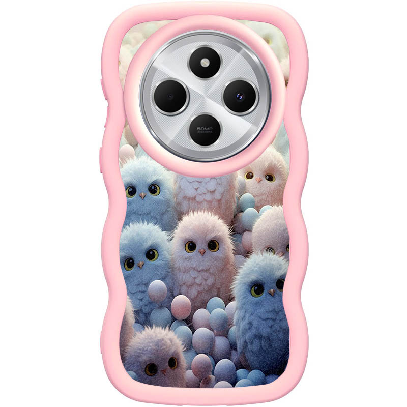 Чохол TPU Cloudy Pictures для Xiaomi Redmi 14C / Poco C75 (Owls)