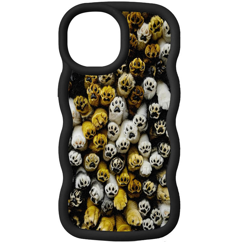 Чехол TPU Cloudy Pictures для Apple iPhone 13 / 14 (6.1") (Paws)