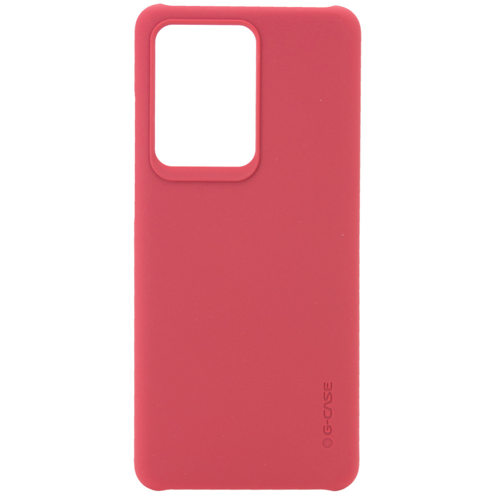 PC чехол c микрофиброй G-Case Juan Series для Samsung Galaxy S20 Ultra (Красный)