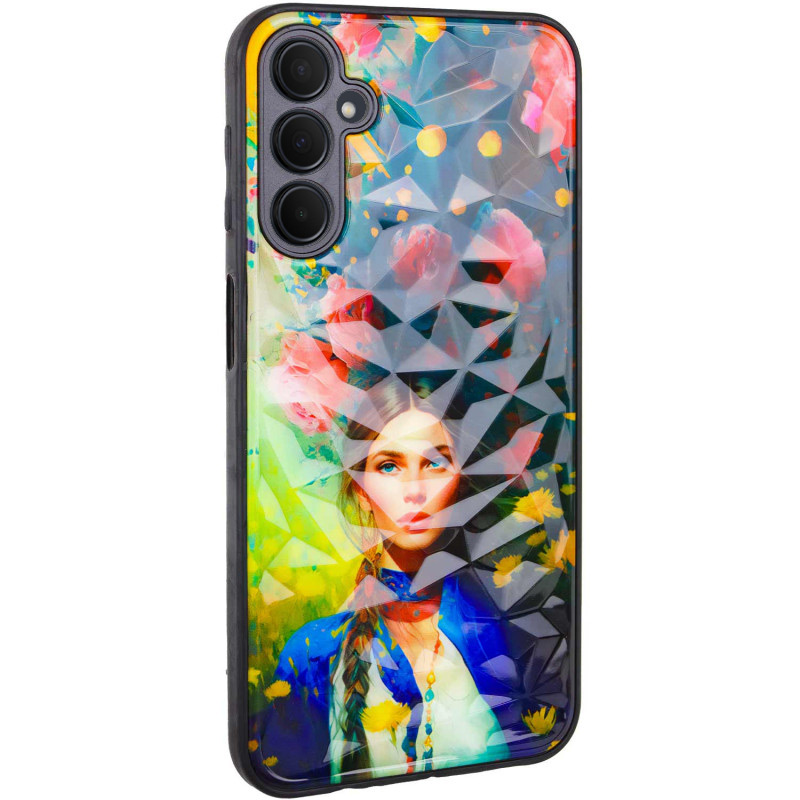 TPU+PC чехол Prisma Ladies для Samsung Galaxy A15 4G/5G (Peonies)